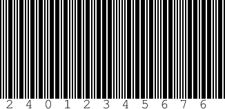 IATA 2 of 5 Barcode
